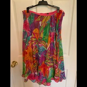 Ralph Lauren multicolored skirt size 12